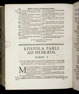 Epistola Pauli Ad Hebræos.