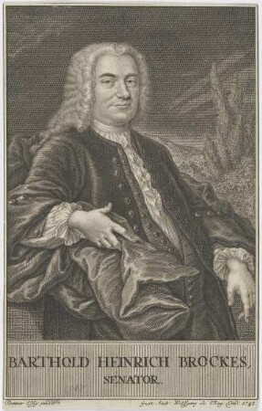 Bildnis des Barthold Heinrich Brockes