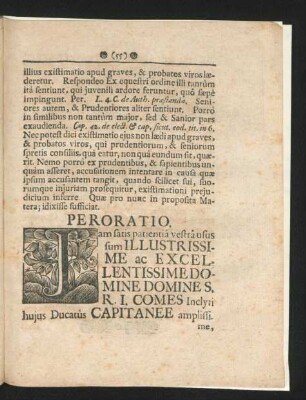 Peroratio