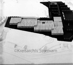 Architekturmodell für die Kreisberufsschule Bad Oldesloe von Peter Esau und Johannes Griesenberg