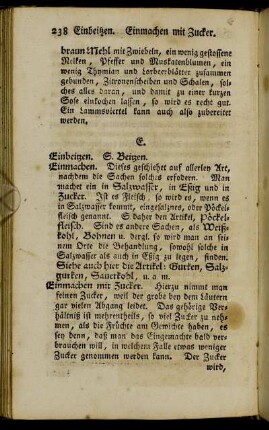 Einbeitzen. - Erbsen, grüne, einzumachen.