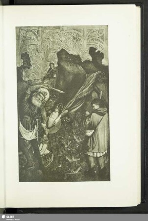 Meister des Barbara-Altars. Schleifung der heiligen Barbara