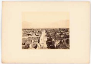 Ansicht von Pompeji: Ansicht der Hauptstraße