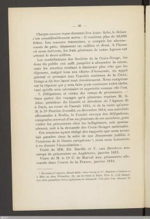 7. Délégations et visites des camps de prisonniers