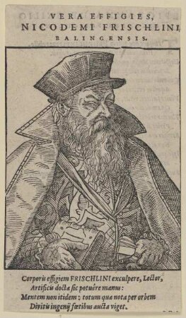 Bildnis des Nicodemvs Frischlinvs