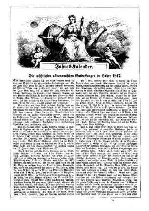 ¬Die¬ wichtigsten astronomischen Entdeckungen im Jahre 1847 : wichtigsten astronomischen Entdeckungen im Jahre 1847