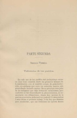 Parte segunda