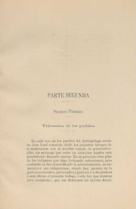 Parte segunda