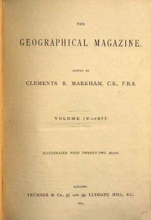 The Geographical magazine. 4. 1877
