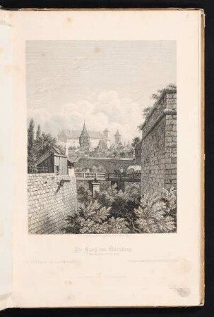 Die Burg von Nürnberg Vom Neuen Thor Aus. - Burg Nürnberg, Nürnberg