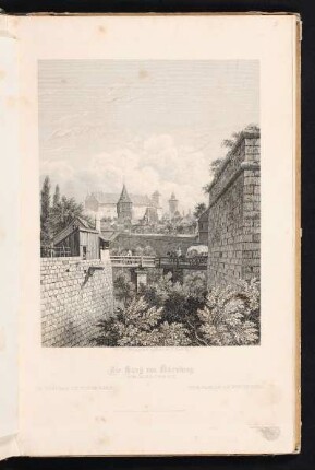 Die Burg von Nürnberg Vom Neuen Thor Aus. - Burg Nürnberg, Nürnberg