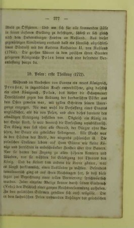 59. Polen; erste Theilung (1772)