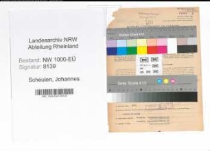 Entnazifizierung Johannes Scheulen, geb. 30.03.1907 (Bauhilfsarbeiter)