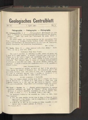 1. April 1907. No. 5.