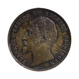 Münze, 1/2 Gulden, 1854