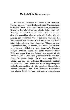 Nachträgliche Bemerkungen