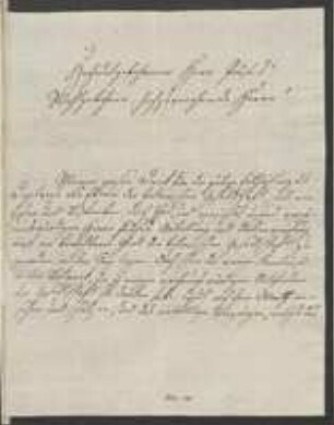 Brief von Johann Heinrich Lang an Regensburgische Botanische Gesellschaft