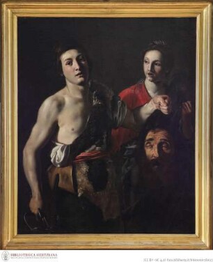 David mit dem Haupte Goliaths