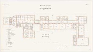 Universität Greifswald Chirurgische Klinik: Grundriss 1. Obergeschoss 1:100