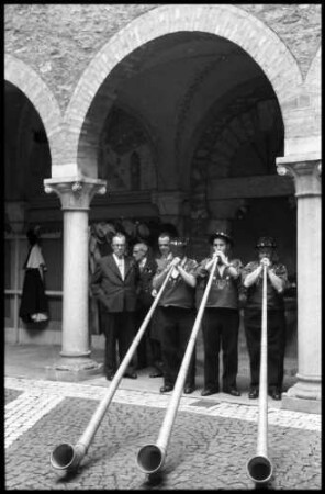 Bellinzona: Alphornbläser