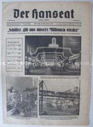 Hamburger Monatszeitung "Der Hanseat" überwiegend mit kommunalpolitischen Beiträgen