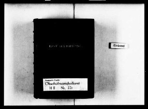 Erneuerte Hofordnung