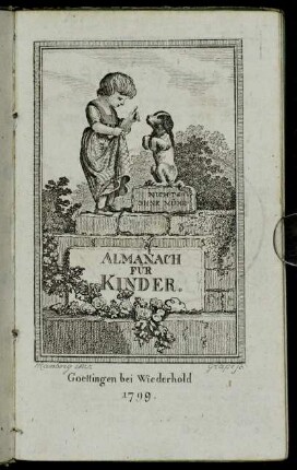 1799: Almanach für Kinder
