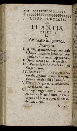 Liber Septimus. De Plantis.