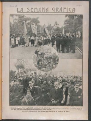 Mendoza. - Celebración del primer centenario de la Batalla de Maipú