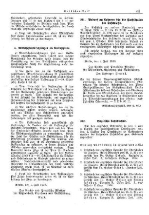 Englische Lehrbücher : [Erziehung] ; [Für das Reich] ; [Amtliche Erlasse] ; [Amtlicher Teil]