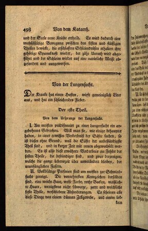 498-524, Die Lungensucht