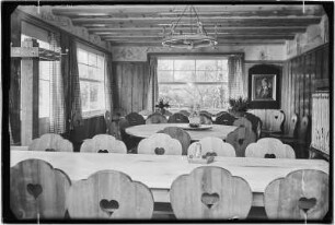 Gohrisch. Ferienheim Haus Warnatz. Innenansicht, Speiseraum