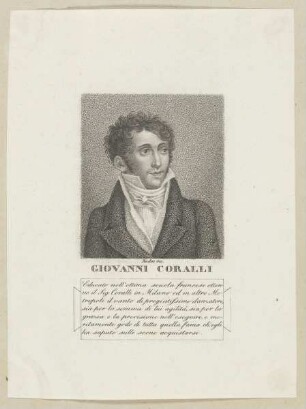 Bildnis des Giovanni Coralli