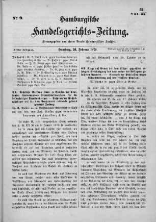 No. 9. 26. Februar 1870