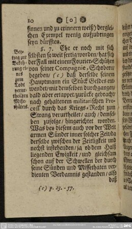 § 7. Beytrag zur Bekehrung eines zum Tod verurtheilten Missethäters