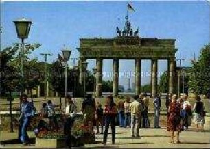 Brandenburger Tor von Osten gesehen