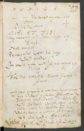 Lothus Gollius, Wittenberg 28.9.1605