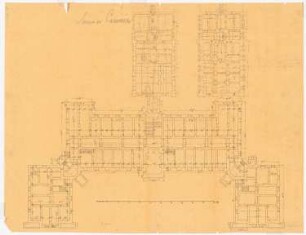 Seminargebäude, Cammin: Grundriss