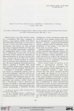 Zofia Ostrowska-Kębłowska, "Architektura i budownictwo w Poznaniu w latach 1780 - 1880"