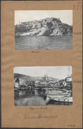 Von der Balkanfront: Hafen von Kawala