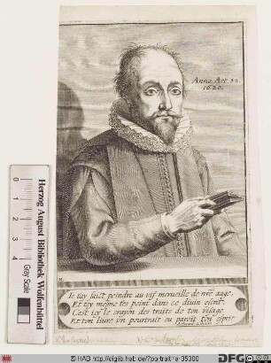 Bildnis Pierre Dumoulin (lat. Petrus Molinaeus)
