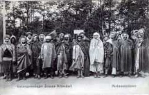 Kolonialsoldaten im Kriegsgefangenenlager Wünsdorf bei Zossen