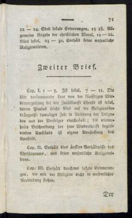 Zweiter Brief [Pauli an die Thessalonicher]