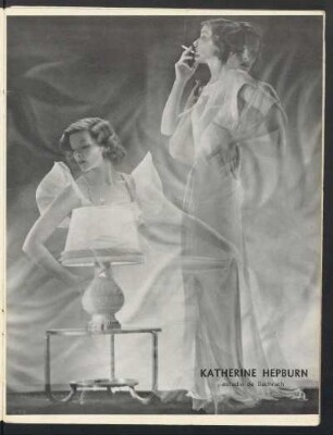 "¡Vuelva, Garbo: Katherine Hepburn ha llegado!" - Estudio de Bachrach