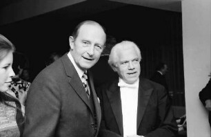 Freiburg: Kongresshaus Freiburg; Ministerpräsident Filbinger und Karl Münchinger