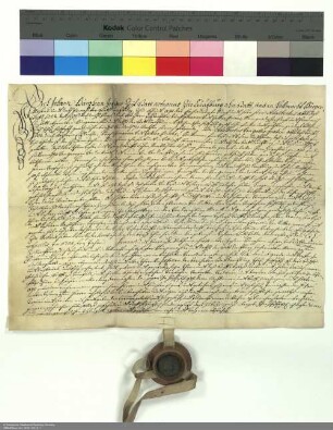Revers Johann Burghenns bezüglich der Belehnung mit der Wüstung Hahnroda und weiteren im Einzelnen aufgeführten Lehen durch Adalbert [von Schleifras], Abt von Fulda
