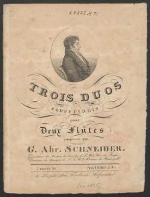 Trois Duos concertants pour Deux Flûtes Oeuvre 91