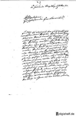 2: Brief von Gotthilf Sebastian Rötger an Johann Wilhelm Ludwig Gleim