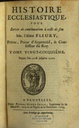 Histoire Ecclesiastique, 25. Depuis l'an 1508. jusqu'en 1520.
