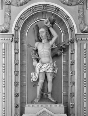 Sebastiansaltar & Rechter Seitenaltar — Heiliger Sebastian